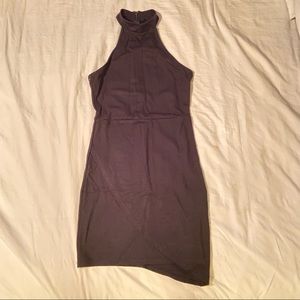 halter style midi dress